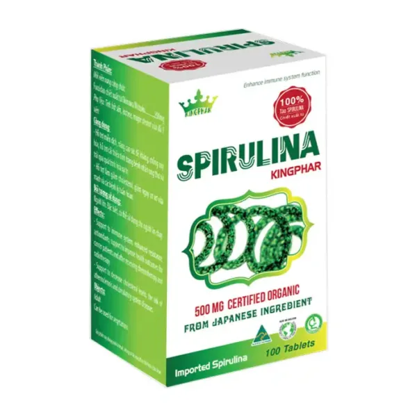 Viên uống Spirulina Kingphar 100 viên