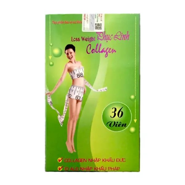 Lose Weight Phục Linh Collagen Medistar 36 viên