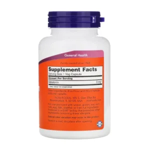 Melatonin 3mg Now Foods 60 viên