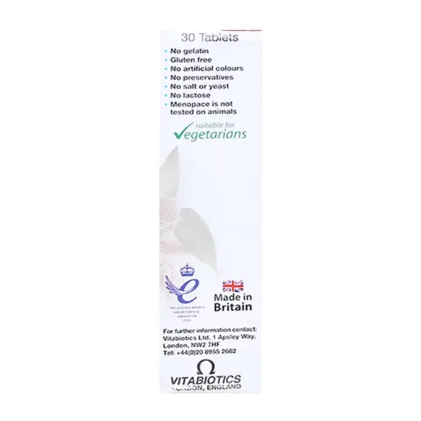 Menopace Original Vitabiotics 2 vỉ x 15 viên