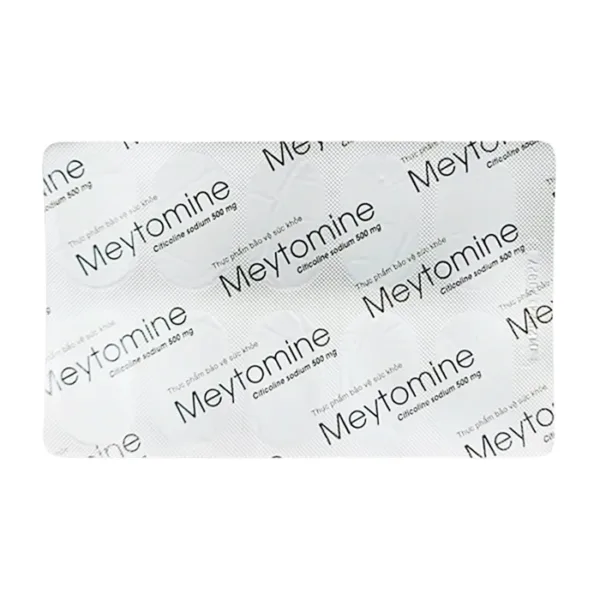 Meytomine 500mg Citicoline 2 vỉ x 10 viên