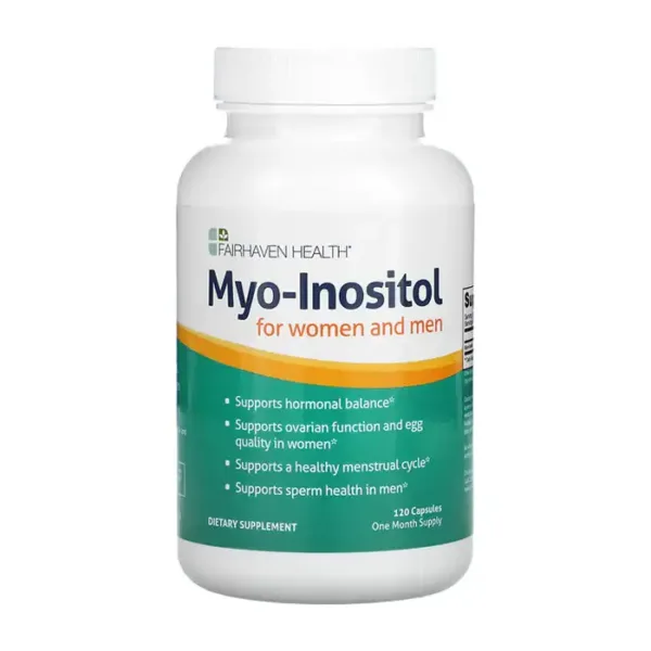 Myo-Inositol for Women and Men Fairhaven Health 120 viên