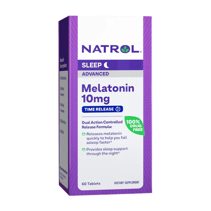 Natrol Melatonin Sleep 10mg 60 viên – Viên ngậm ngủ ngon