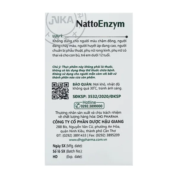 NattoEnzym DHG Pharma 90 viên