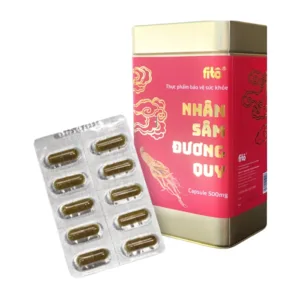 Nhân Sâm Đương Quy 500mg Fito Pharma 10 vỉ x 10 viên