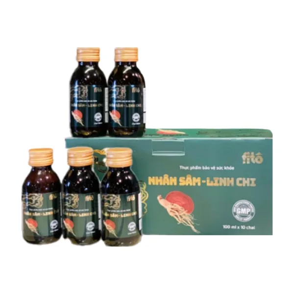 Nhân Sâm Linh Chi Fito Pharma 10 chai x 100ml