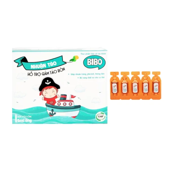 Nhuận Táo Bibo Trang Minh 4 vỉ x 5 ống