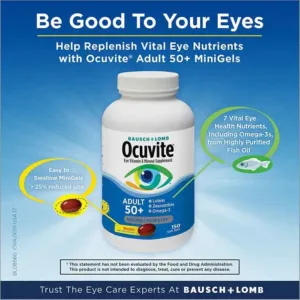 Viên uống bổ mắt Ocuvite Adult 50+