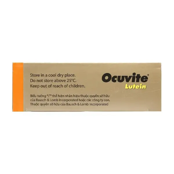 Ocuvite Lutein Bausch Lomb 3 vỉ x 20 viên