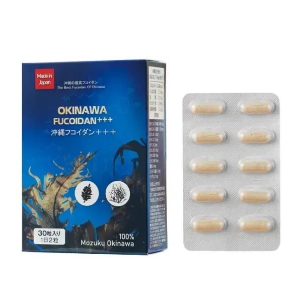 Okinawa Fucoidan +++ Jpanwell 3 vỉ x 10 viên