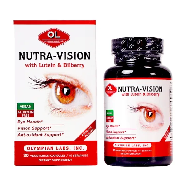 Olymbian Labs Nutra Vision With Lutein & Bilberry 30 viên