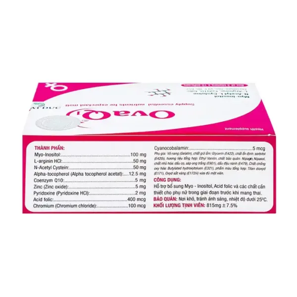 OvaQ1 Mediplantex 3 vỉ x 10 viên