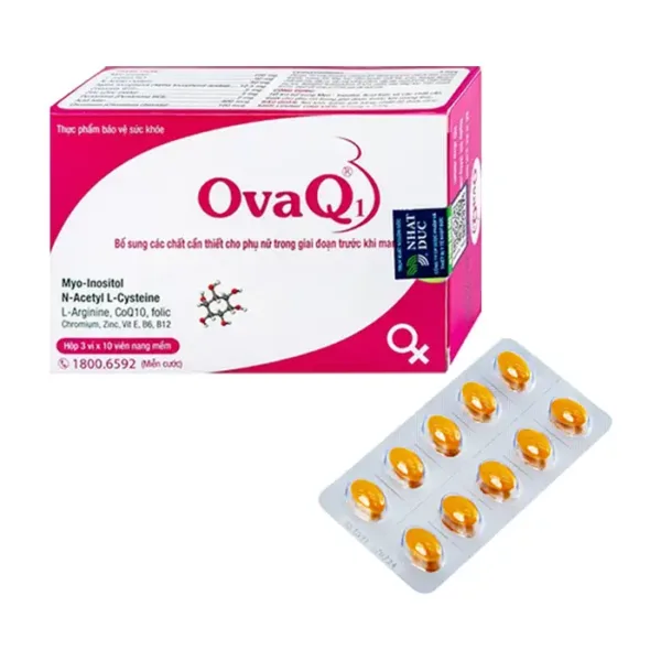 OvaQ1 Mediplantex 3 vỉ x 10 viên