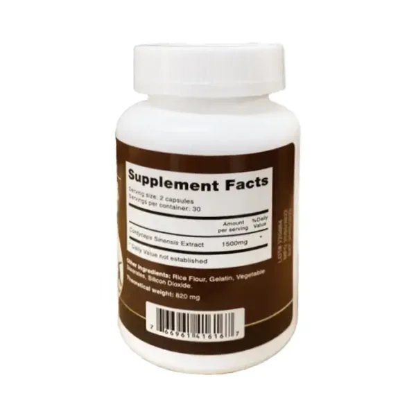 Pure Cordyceps 1500mg 60 viên