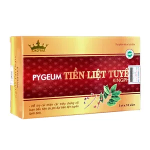 Pygeum Tiền Liệt Tuyến Kingphar 3 vỉ x 10 viên