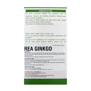 Rea Ginkgo Nutriton Group 60 viên