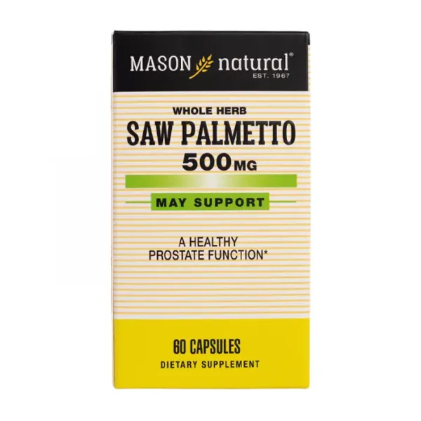 Saw Palmetto 500mg Mason Naturals 60 viên