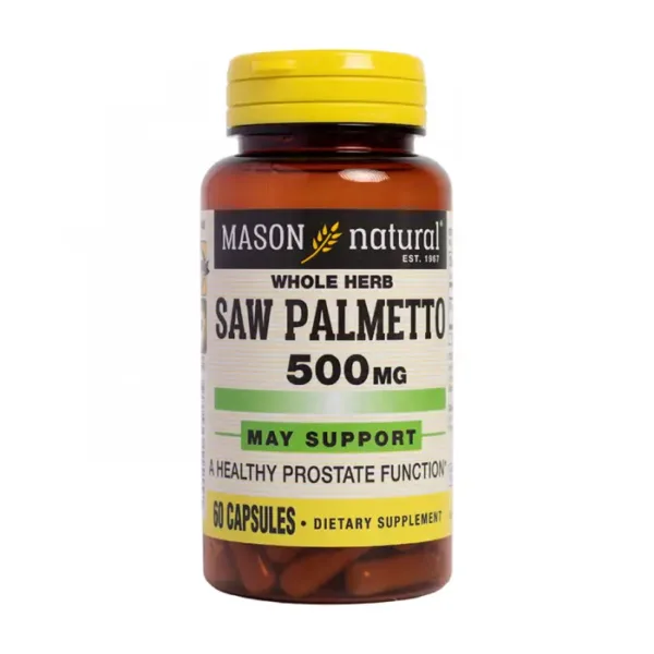 Saw Palmetto 500mg Mason Naturals 60 viên