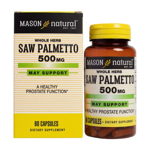 Saw Palmetto 500mg Mason Naturals 60 viên