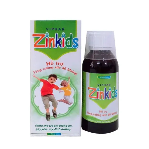 Siro tăng sức đề kháng Viphar Zinkids 100ml