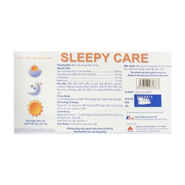 Sleepy Care CPC1 Hà Nội 2 vỉ x 15 viên