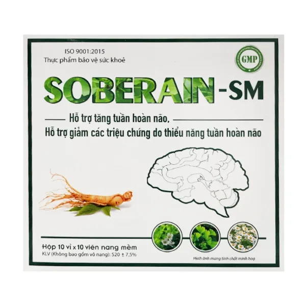 Soberain-SM 10 vỉ x 10 viên