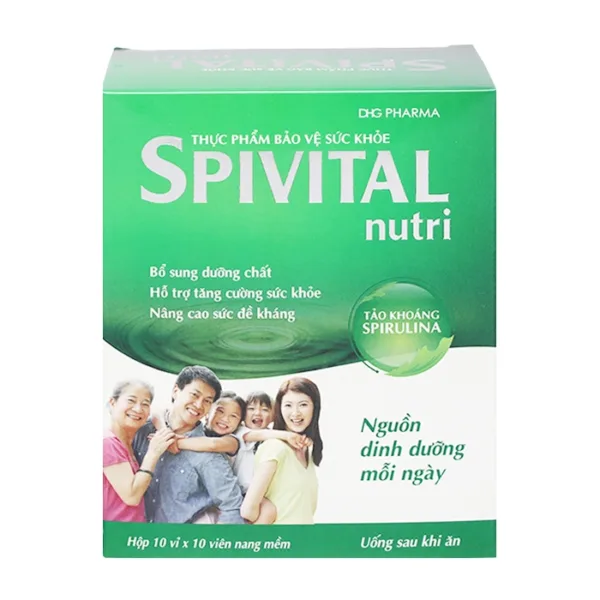 Spivital Nutri DHG Pharma 10 vỉ x 10 viên