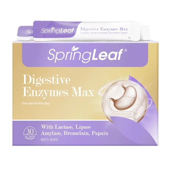 SpringLeaf Digestive Enzymes Max 30 gói x 2g