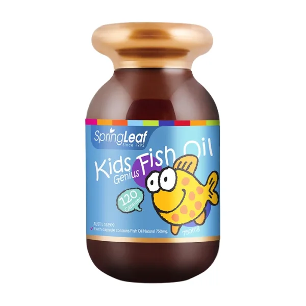 SpringLeaf Kids Genius Fish Oil 750mg 120 viên