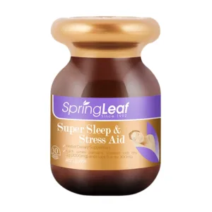 SpringLeaf Super Sleep Stress Aid 30 viên