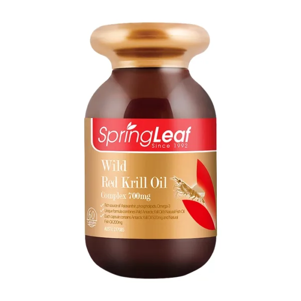 SpringLeaf Wild Red Krill Oil Complex 700mg 60 viên