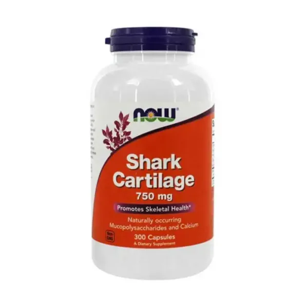 Sụn cá mập NOW Shark Cartilage 750mg Hộp 300 viên