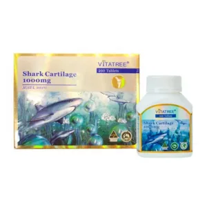 Sụn cá mập Vitatree Shark Cartilage 1000mg Hộp 200 viên