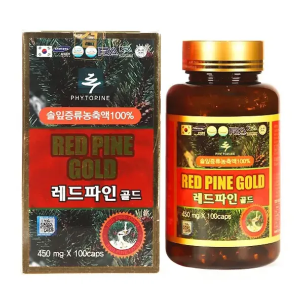 Red Pine Gold 450mg Phytopine Chai 100 viên