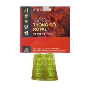 Tinh dầu thông đỏ Royal Mediphar 6 vỉ x 10 viên