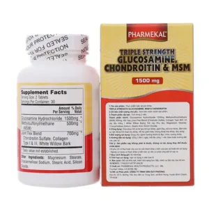 Pharmekal Triple Strength Glucosamine Chondroitin MSM 1500mg 60 viên