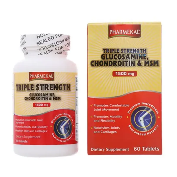 Pharmekal Triple Strength Glucosamine Chondroitin MSM 1500mg 60 viên