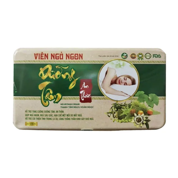 Viên Ngủ Ngon Dưỡng Tâm An Thần Diophaco 2 vỉ x 15 viên