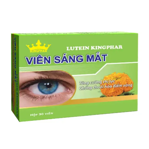 Viên uống Lutein Kingphar Viên Sáng Mắt 30 viên