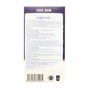 Viên Uống Bổ Gan Foie Sain 60 viên