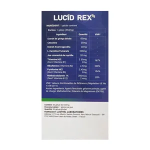 Viên Uống Bổ Não Lucid Rex 30 viên