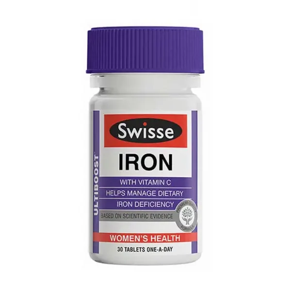 Viên uống bổ sung sắt Swisse Iron Hộp 30 viên