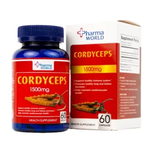 Viên Uống Cordyceps 1500mg Pharma World 60 viên