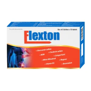 Viên Uống Flexton Dolexphar 3 vỉ x 10 viên