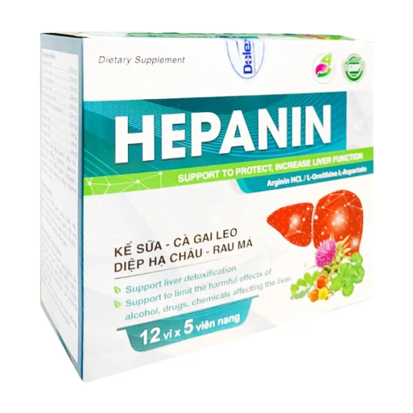 Viên Uống Hepanin Fobelife 12 vỉ x 5 viên