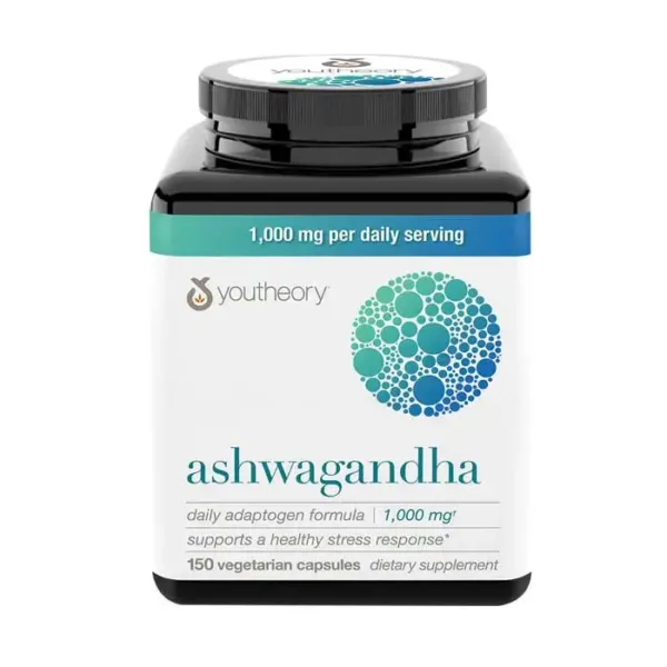 Viên uống nhân sâm Ấn Độ Youtheory Ashwagandha 1000mg