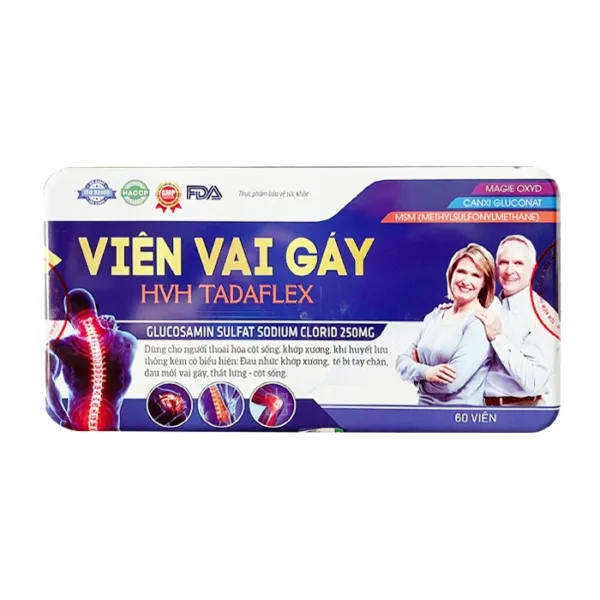 Viên Vai Gáy HVH Tadaflex 12 vỉ x 5 viên