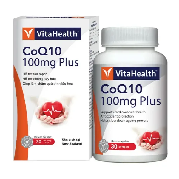 VitaHealth CoQ10 100mg Plus 30 viên