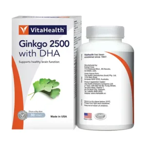 VitaHealth Ginkgo 2500 with DHA 30 viên