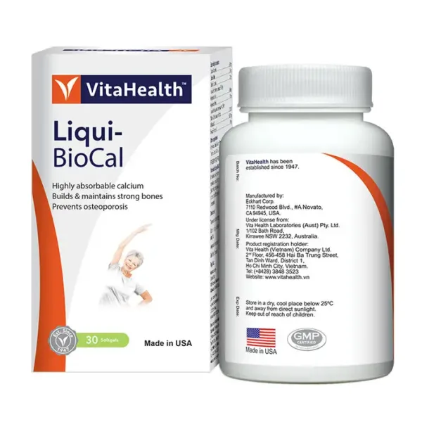 VitaHealth Liqui-BioCal 30 viên